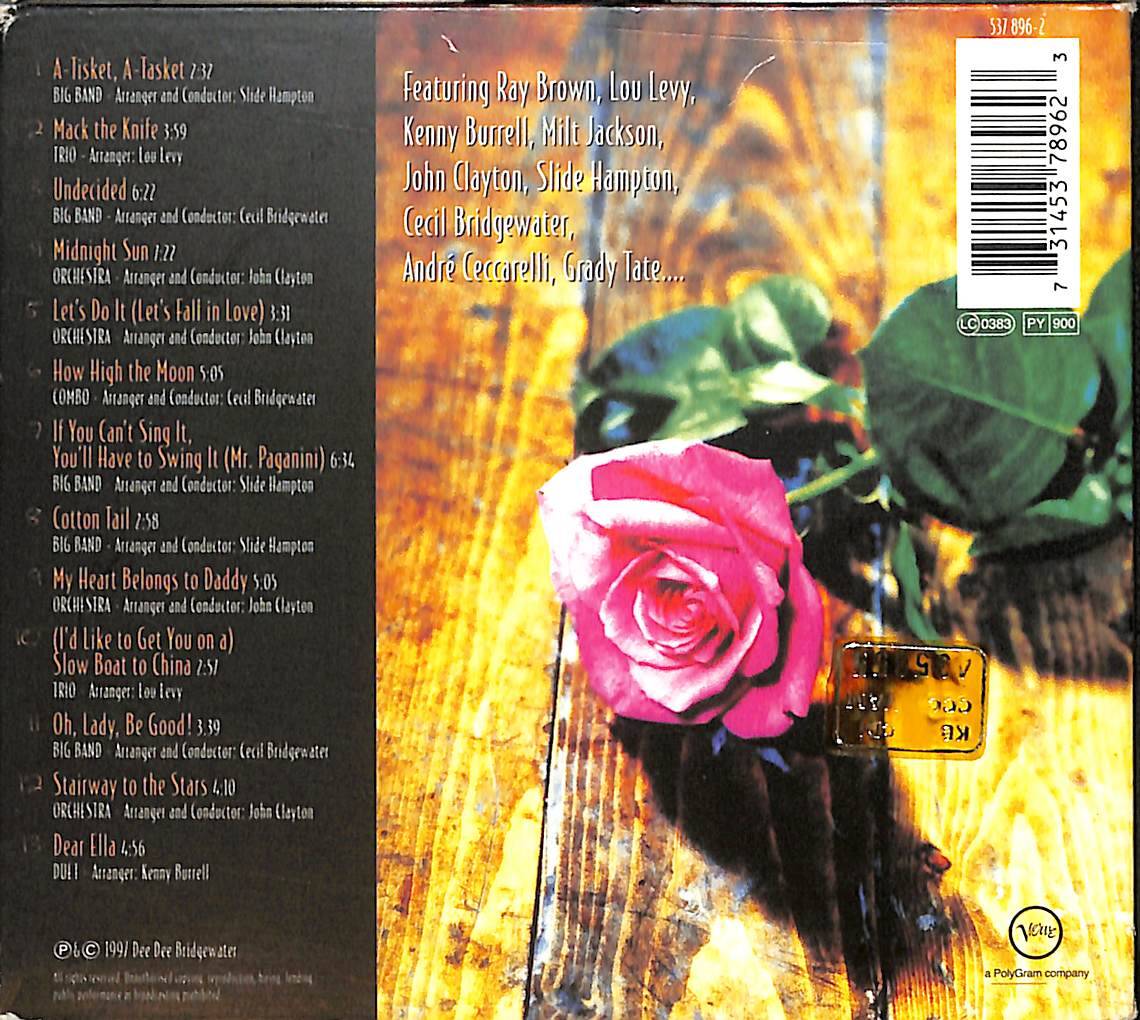 Dee Dee Bridgewater - Dear Ella CD (İkinci El) CD4029 - 3
