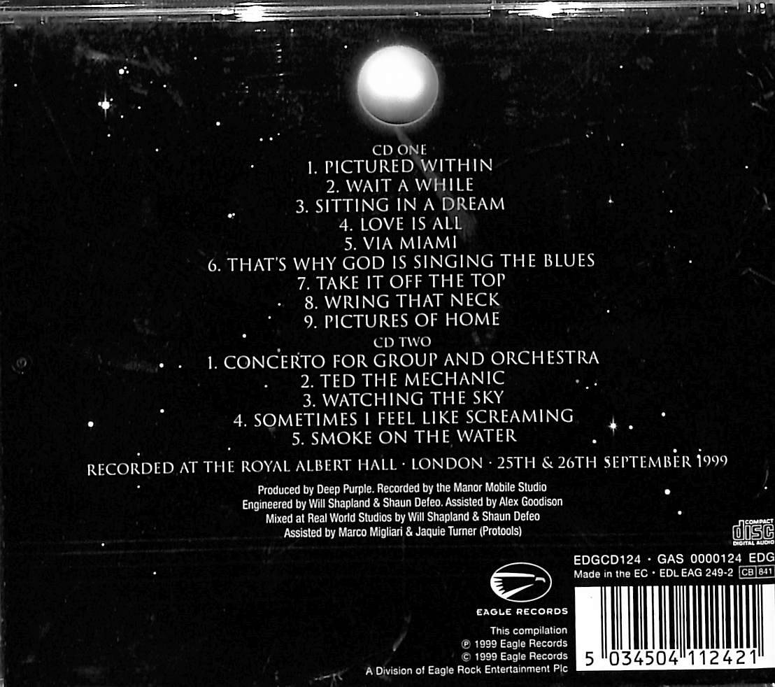 Deep Purple - In Concert With The London Symphony Orchestra CD (İkinci El) CD5499 - 2