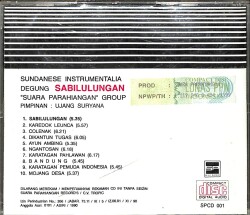 Degung Sabilulungan – Sundanese Instrumentalia (İkinci El) CD5206 - 2