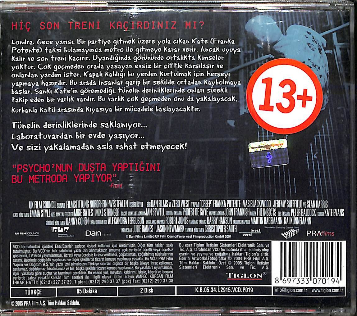 Dehşet Tüneli VCD Film (İkinci El - 10/7) VCD26460 - 2