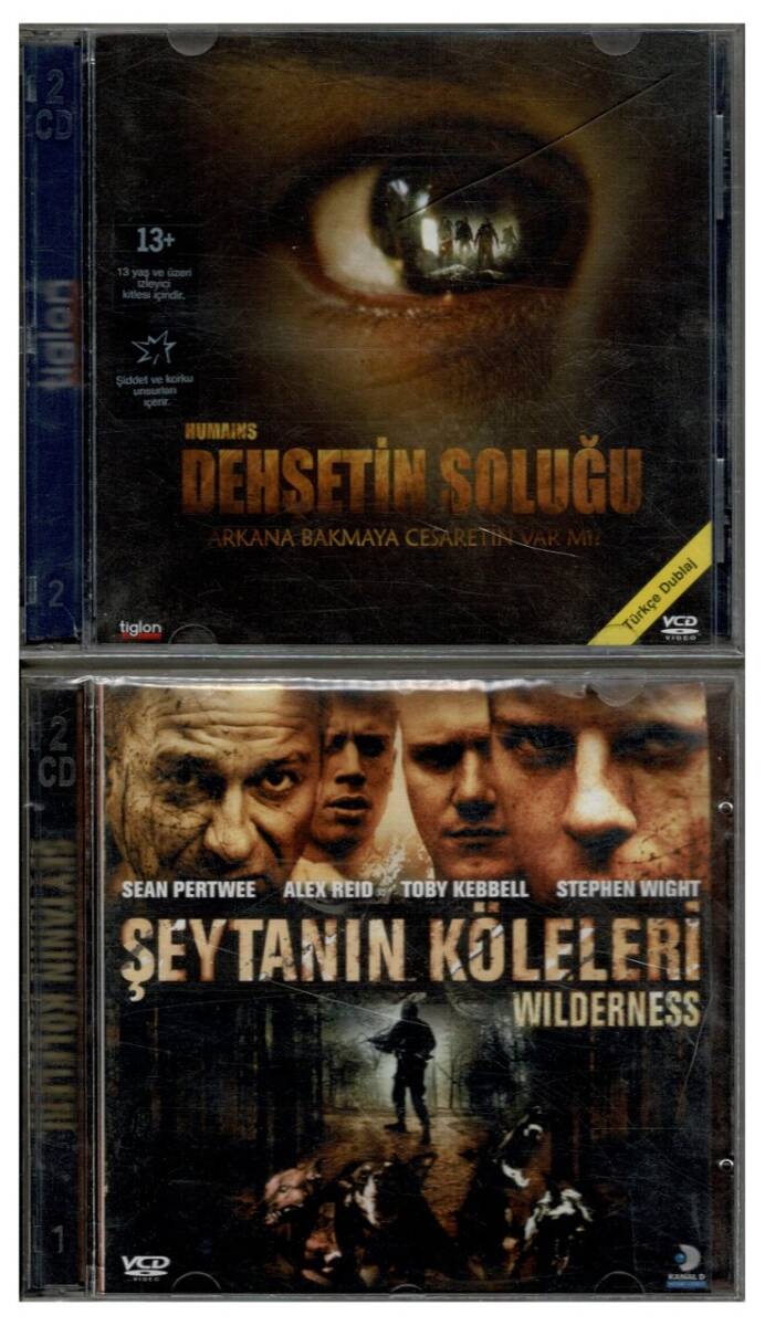 Dehşetin Soluğu Şeytanın Köleleri - 2 Adet VCD Film VCD1181 - 1