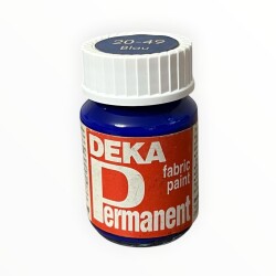 DEKA Permanent 20-49 Blau - Kumaş Boyası AOB8861 - 3