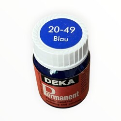 DEKA Permanent 20-49 Blau - Kumaş Boyası AOB8871 - Gökçekoleksiyon
