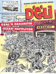 Deli Mizah Karikatür Dergisi Sayı17 NDR22113 - Gökçekoleksiyon