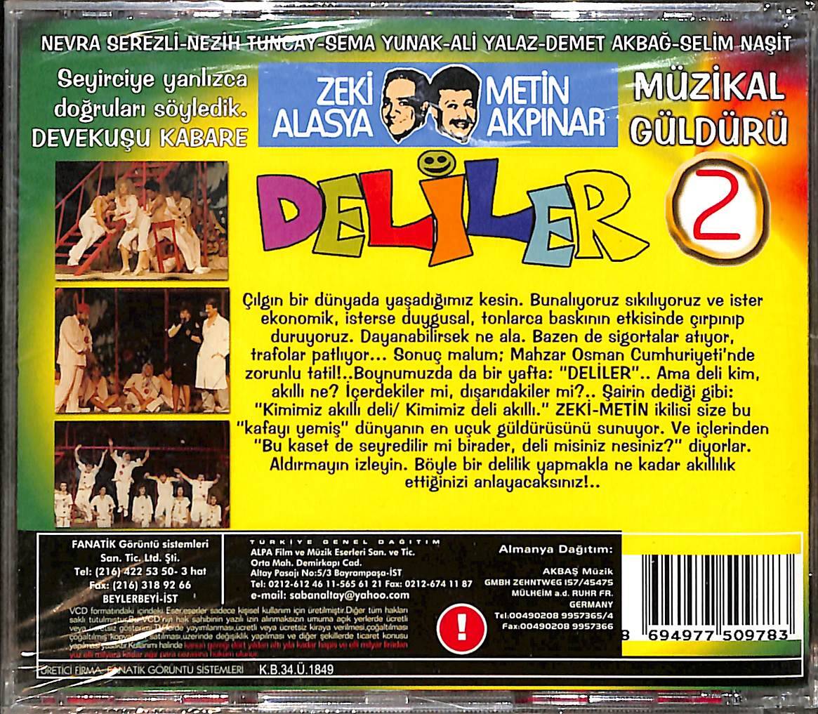 Deliler (1988) 2. Bölüm Orijinal VCD Film VCD29011 - 2