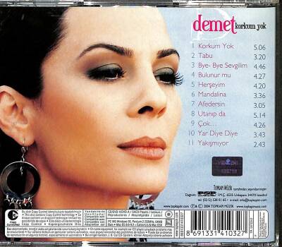 Demet- Korkum Yok - CD Müzik (108) CD3306 - 2