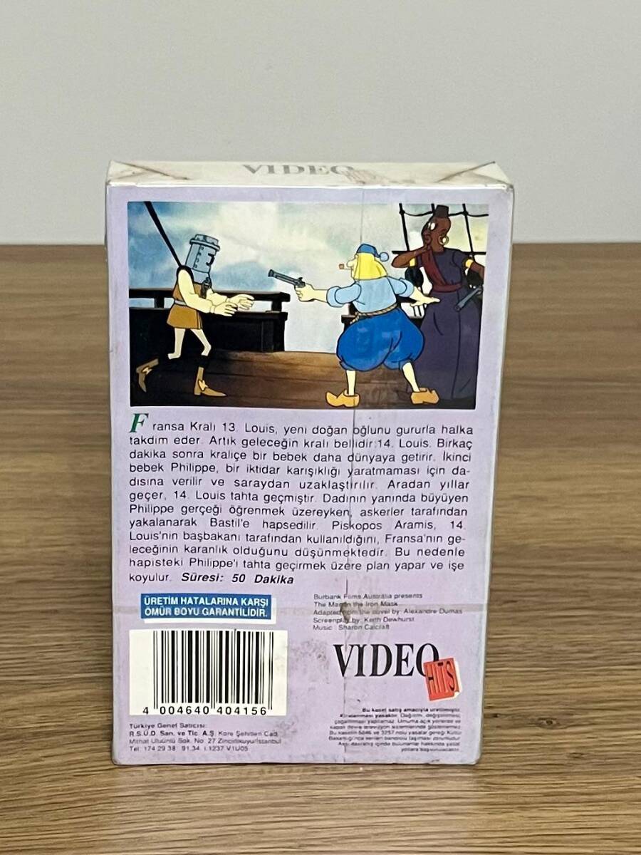 DEMİR MASKELİ ADAM - Açılmamış Jelatininde Beta Vidyo Kaset. DVD2830 - 3