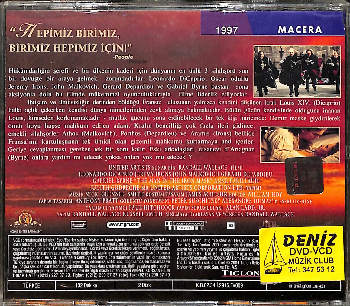 Demir Maskeli Adam – The Man in the Iron Mask (1998) Orijinal VCD Film VCD28814 - 2