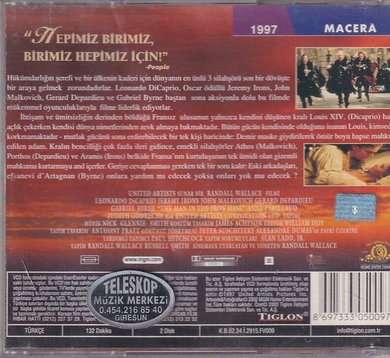 Demir Maskeli Adam VCD Film VCD9951 - 2