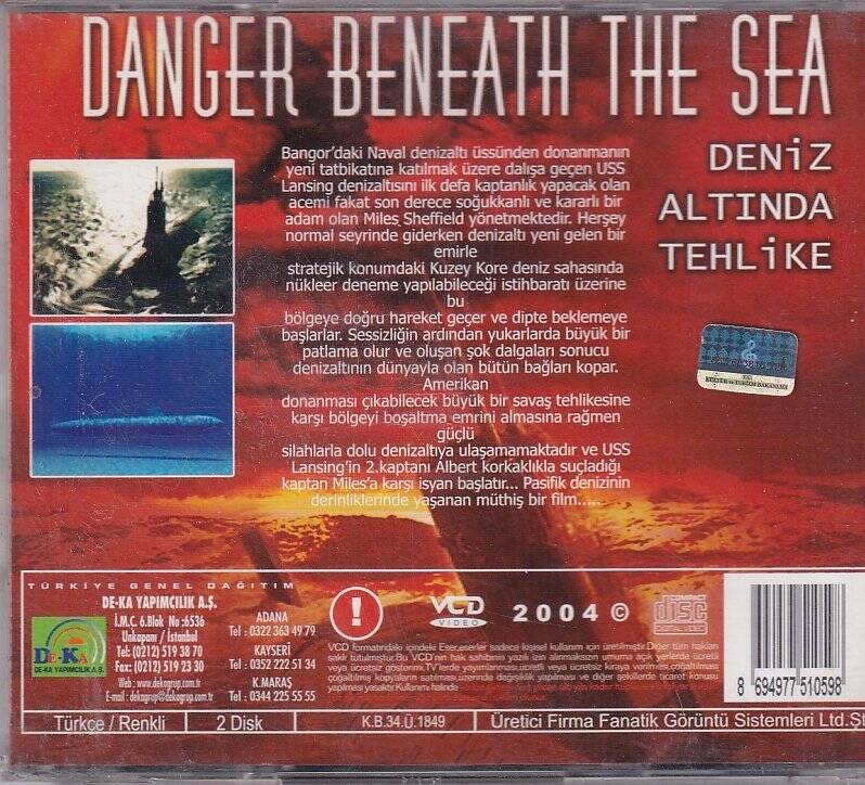 Deniz Altında Tehlike VCD Film VCD8616 - 2