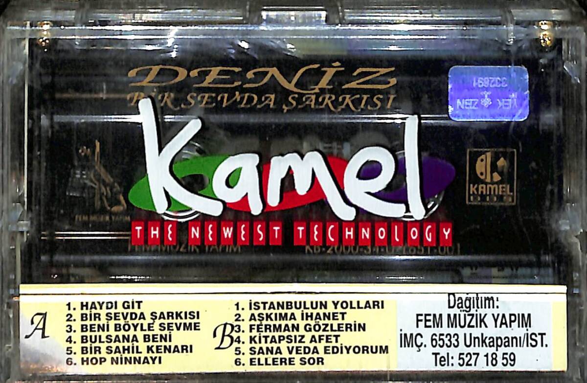 Deniz - Bir Sevda Şarkısı Kaset (Sıfır) KST26926 - 2