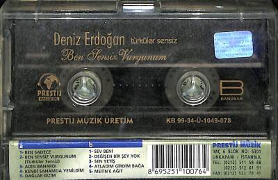 Deniz Erdoğan - Ben Sensiz Vurgunum Kaset (İkinci El) KST22265 - 2
