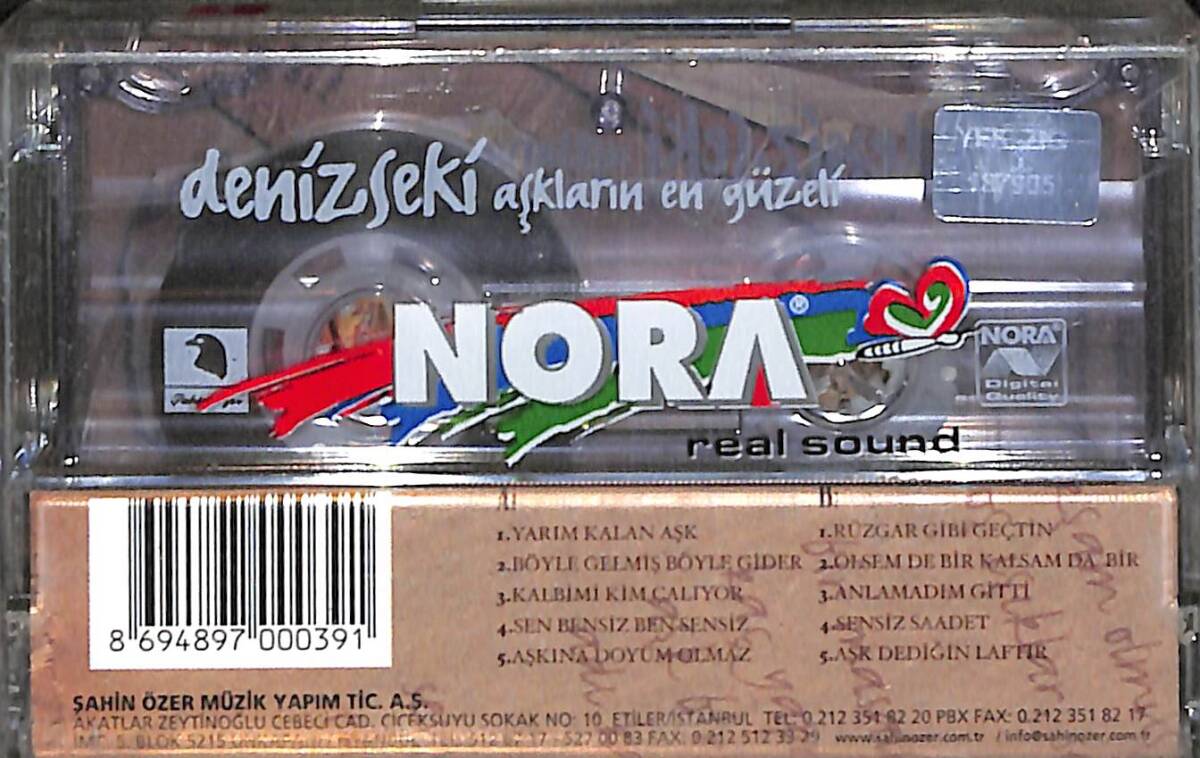  Deniz Seki - Aşkların En Güzeli Orijinal Kaset (Sıfır) KST30914 - 2