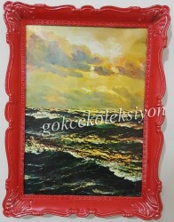 Deniz Temalı Resim Çerçevesi KRT5855 - 1