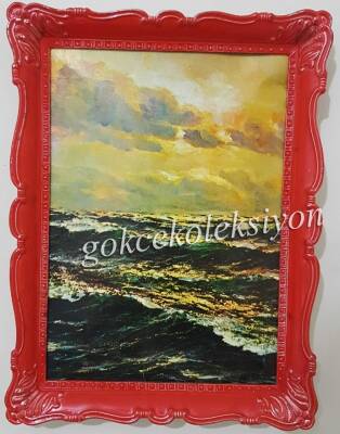 Deniz Temalı Resim Çerçevesi KRT5855 - 1