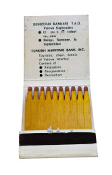 Denizcilik Bankası T.A.O. Reklamlı Kibrit (Kullanılmamış) AOB6277 - 4