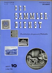 DER SAMMLER - DIENST Heft 10 , 9 Mai 1964 NDR44609 - Gökçekoleksiyon