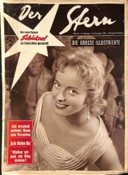 Der Stern 13 November 1955 - Cristiane König, Gina Lollobrigido, Königin Elizabeth NDR84535 - Gökçekoleksiyon