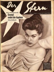 Der Stern 15 November 1953 - Tanja Weber, Laya Raki, Tommy Flynn NDR84608 - Gökçekoleksiyon