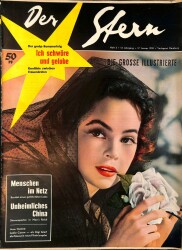 Der Stern 17 Januar 1959 - Leslie Caron, Jayne Mansfield, Henri Nannen NDR84498 - Gökçekoleksiyon
