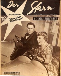 Der Stern - 19 Februar 1950 - Kleiner Verkehrsunfall, Winnie Markus, Maria Romana De Lora NDR84448 - Gökçekoleksiyon