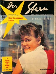 Der Stern 19 September 1959 - Eva Anthes, Cary Grant , Claude Deffarge NDR84496 - Gökçekoleksiyon