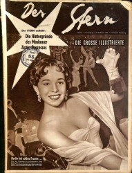 Der Stern 22 Februar 1953 - Chris Lada, Albert Einstein, Nancy Hawkins NDR84523 - Gökçekoleksiyon