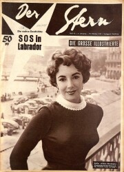 Der Stern 23 Oktober 1953 - Elizabeth Taylor, Als Bildhauer Und Maler, Avenue Pierre NDR84609 - Gökçekoleksiyon