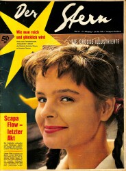 Der Stern 24 Mai 1958 - Sabine Sinjen, Elizabeth 2 NDR83777 - Gökçekoleksiyon