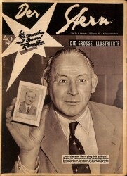 Der Stern 25 Februar 1951 - Reza Pehlevi, General Bernhard Ramcke NDR83785 - Gökçekoleksiyon