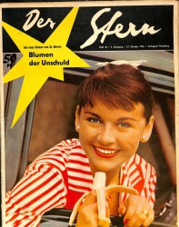 Der Stern 27 Oktober 1956 - Marianne Hermansson, Arthur Miller, Ernst Fritz NDR84451 - Gökçekoleksiyon