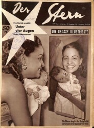Der Stern 29 November 1953 - Mona Baptiste, Eva Bartok, Barbara Darrow NDR84606 - Gökçekoleksiyon