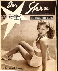 Der Stern - 3 September 1950 - Rita Khan, Keine Grenzen, Astor, Emır NDR84439 - Gökçekoleksiyon