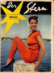 Der Stern 5 Oktober 1957 - Schauspielerin Doris Kirchner NDR83804 - Gökçekoleksiyon