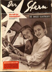 Der Stern 6 Juli 1957 - Annerose Haselberg , Sürücü Ronnie Moore NDR83797 - Gökçekoleksiyon