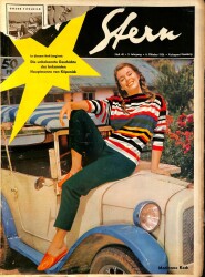 Der Stern 6 Oktober 1956 - Marianne Koch, Prinzessin Beatrix, Königin Juliana NDR84516 - Gökçekoleksiyon