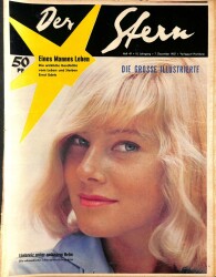 Der Stern 7 Dezember 1957 - Schauspielerin May Britt NDR83836 - Gökçekoleksiyon