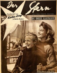 Der Stern 8 Oktober 1950 - Kalten Krieg, Kleiner Mann, Angelika - Gökçekoleksiyon