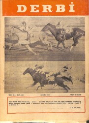 Derbi Dergisi Yarış Ve Spor Mecmuası 24 Şubat 1970 Sayı 1231 - A Grubu Şartlısında Antika Birinci Oldu NDR93213 - Gökçekoleksiyon