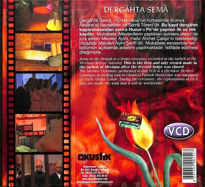 Dergahta Sema - Mevlevi Rite İn Dergah VCD Film (108) VCD23149 - 4