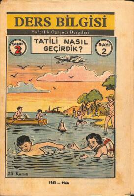 Ders Bilgisi Haftalık Öğrenci Dergileri 2.Sınıf Sayı2 1963-1964 NDR76072 - 1