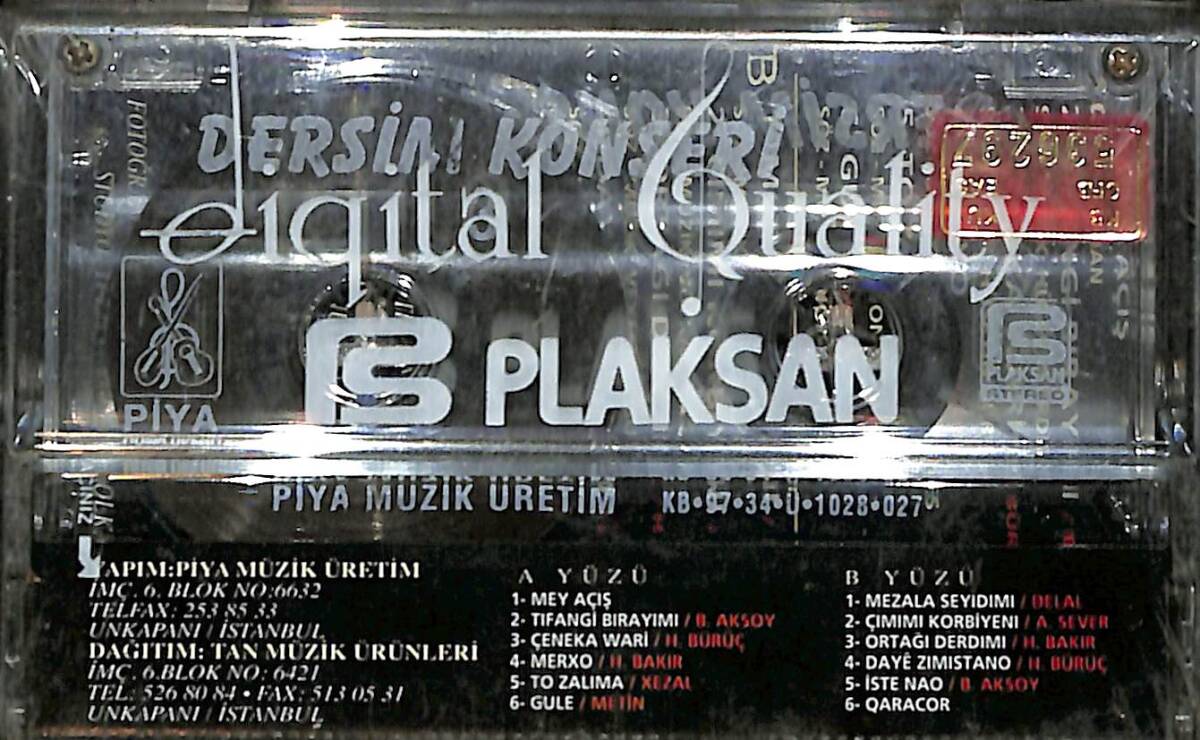 Dersim Konseri 3 Kaset (Sıfır Kaset) KST28984 - 2