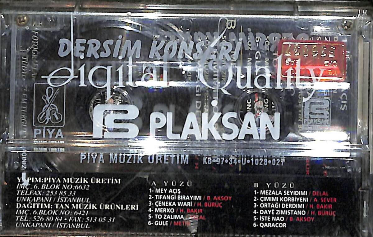 Dersim Konseri 3 Kaset (Sıfır) KST27408 - 2