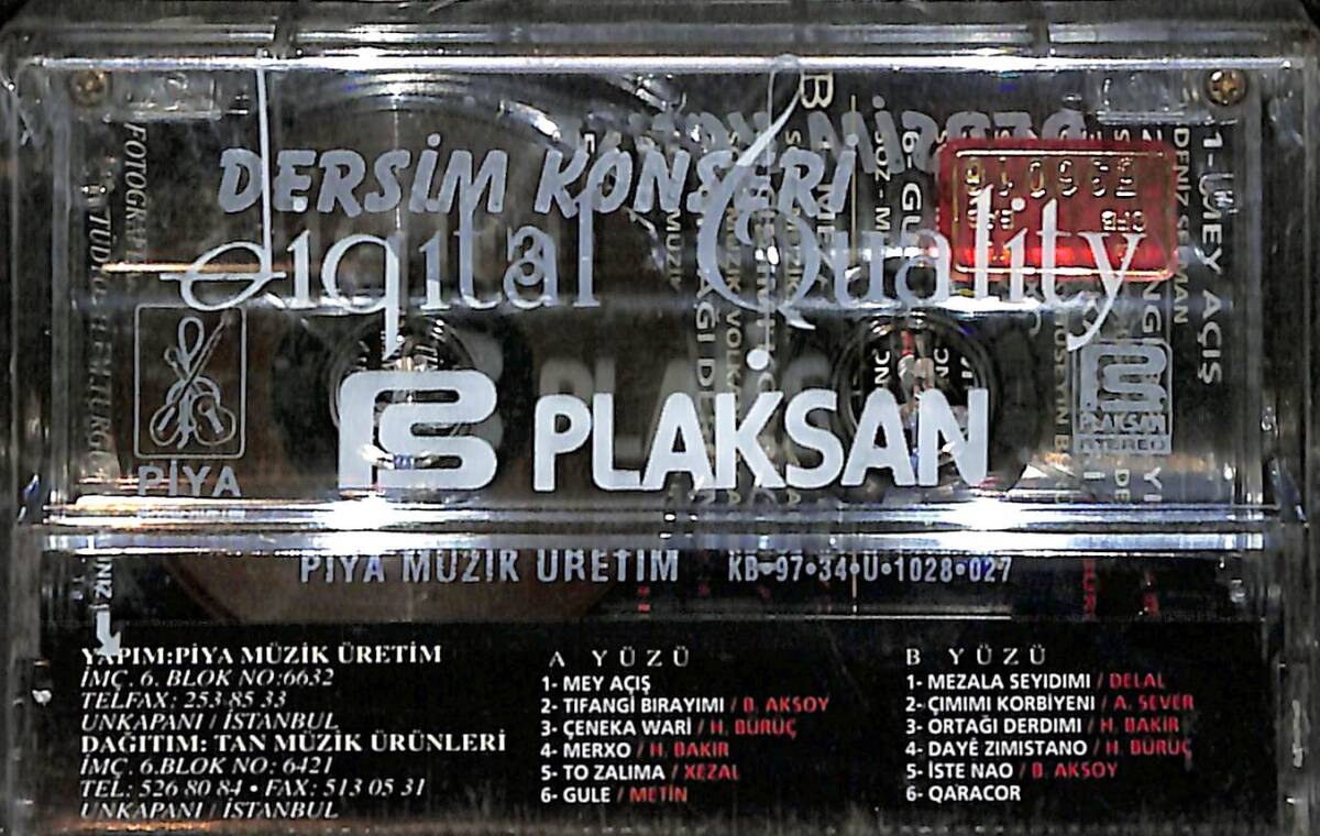 Dersim Konseri 3 Kaset (Sıfır) KST28610 - 2