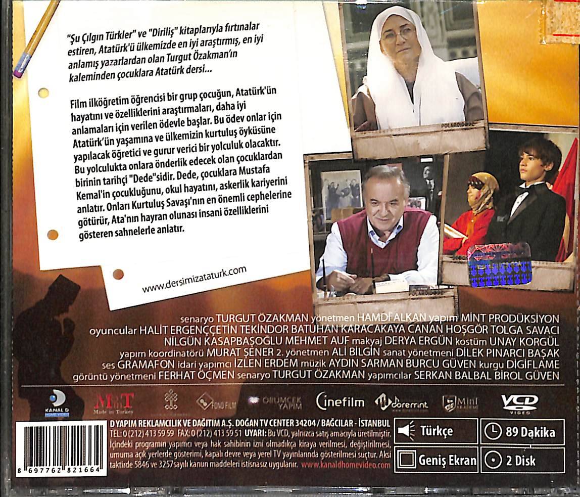 Dersimiz Atatürk VCD Film VCD27087 - 2