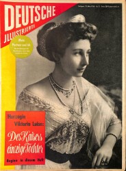 Deutsche Illustrierte 22 Marz 1958 - Kaiserin Saraja, Prinzessin Viktoria Luise NDR84899 - Gökçekoleksiyon