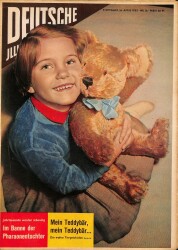 DEUTSCHE JIIUSTRIERTE Nr 16 16 April 1955 - Prinz Carl Gustaf , Marlon Brando NDR84042 - Gökçekoleksiyon