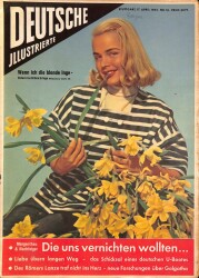 DEUTSCHE JIIUSTRIERTE Nr 16 17 April 1954 - Tessa prendergast Und Hollywood Star Joan Rice, Simone Sylva, Jane Russel NDR83967 - Gökçekoleksiyon