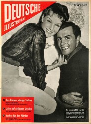 DEUTSCHE JIIUSTRIERTE Nr 16 19 April 1958 - Maria Perschy , Tonis Leben, Königin Friederike NDR84008 - Gökçekoleksiyon