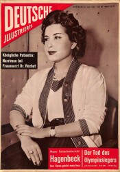 DEUTSCHE JIIUSTRIERTE Nr 29 16 Juli 1955 - Prinzessin Irina, Königin Narriman NDR84048 - Gökçekoleksiyon